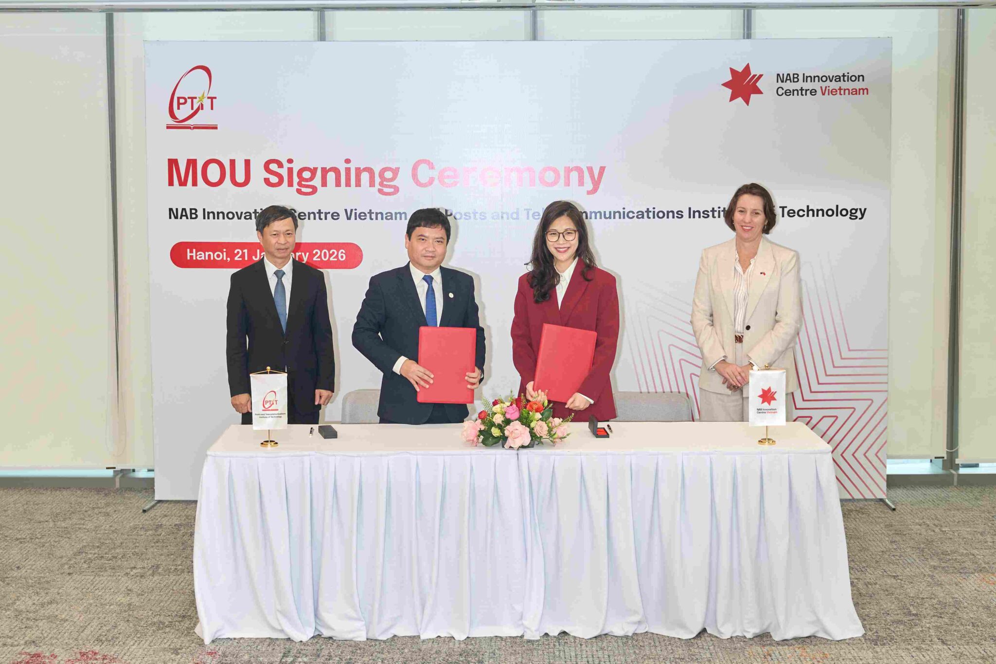 NEW8808 and NAB Innovation Centre Vietnam Sign Cooperation Agreement on Tech Workforce Development