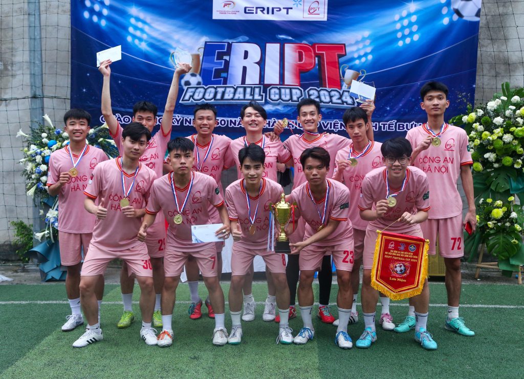 Bế mạc ERIPT FOOTBALL CUP 2024 – Giải bóng đá chào mừng kỷ niệm 50 năm ngày thành lập Viện Kinh tế Bưu điện