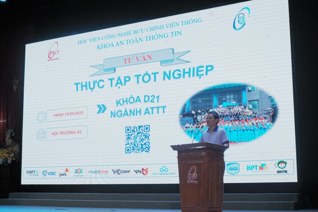 Khoa An toàn Thông tin tổ chức buổi tư vấn thực tập New8882 phiên bản mới năm 2025 cho New88 cung cấp cá cược thể thao, casino online và game slot chất lượng cao khóa D21