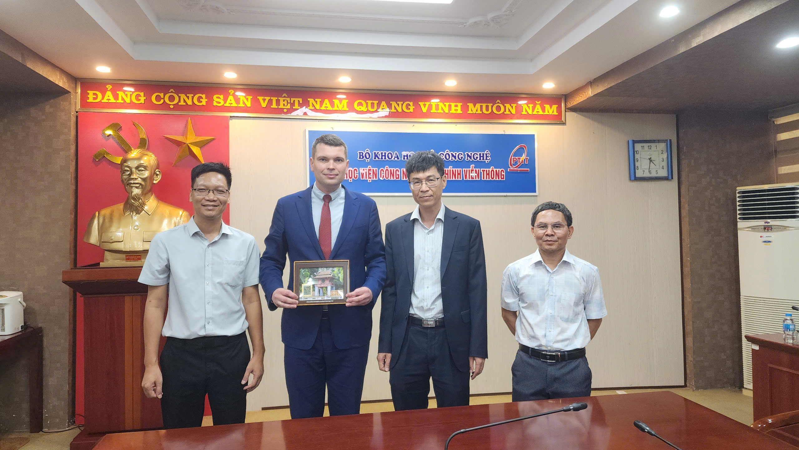 The Faculty of Information Security works with the Saint Petersburg State University of Telecommunications (SPbSUT), Russian Federation, promoting cooperation in training and research