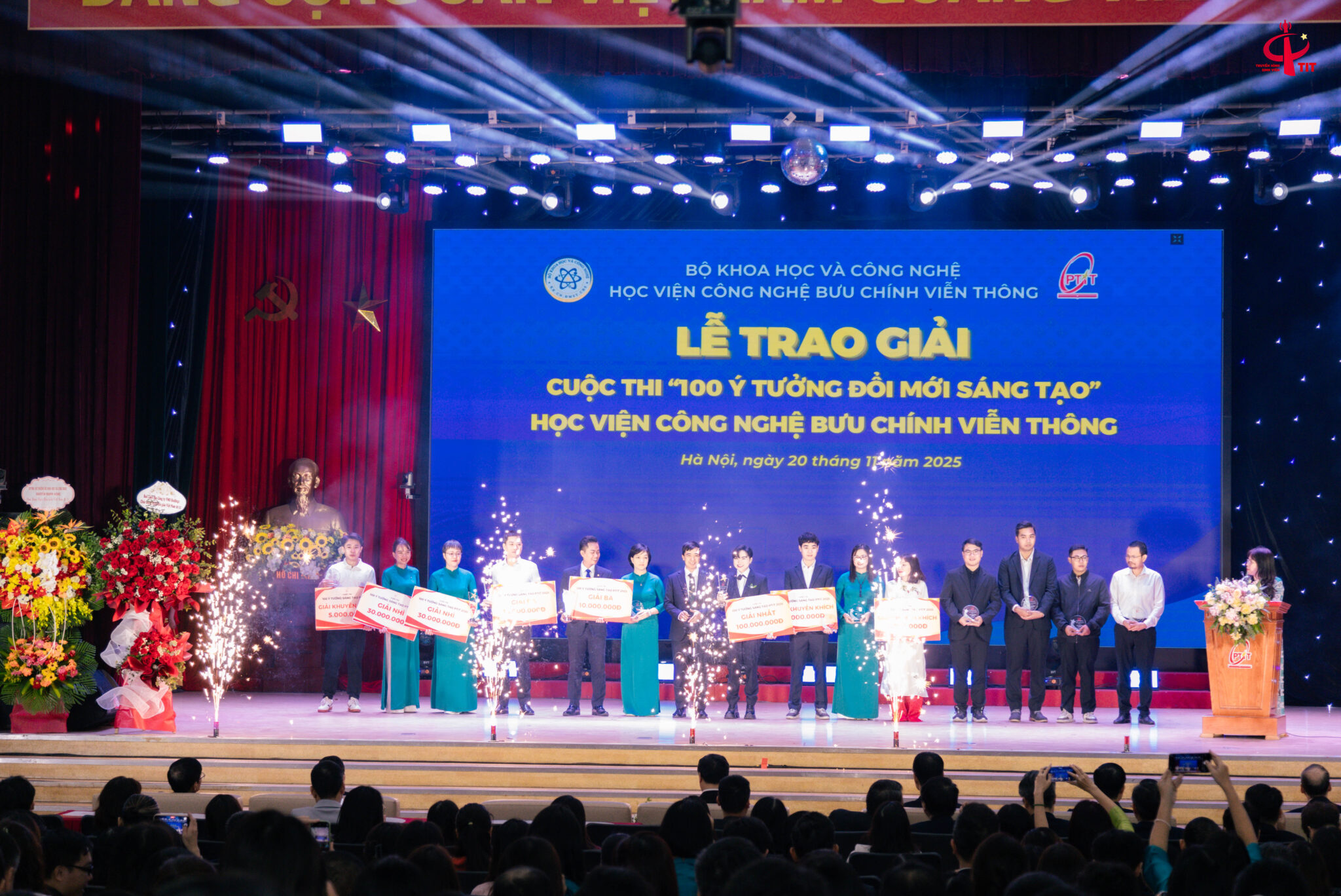 Toàn cảnh lễ trao giải Cuộc thi “100 ý tưởng đổi mới sáng tạo”