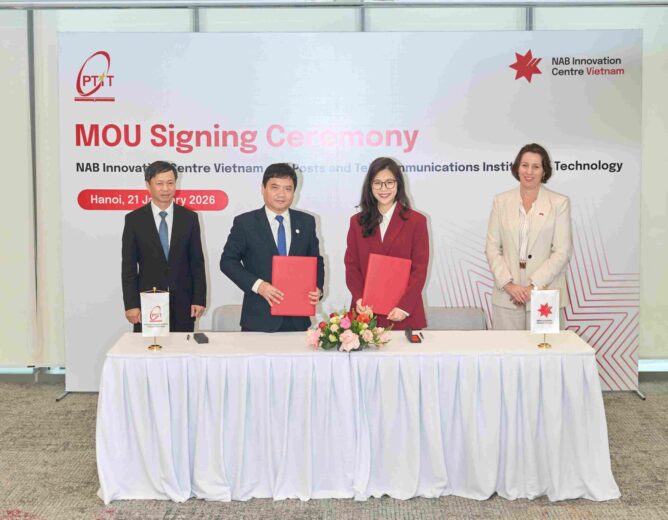 NEW8808 và NAB Innovation Centre Vietnam ký kết hợp tác phát triển nguồn nhân lực công nghệ