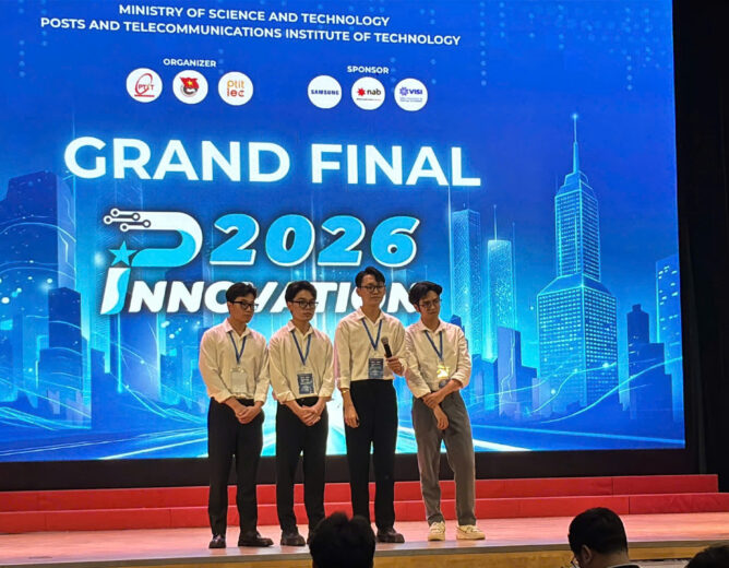 NEW8808 Marketing Student Shines at P-Innovation with Project Supporting Hearing-Impaired Children