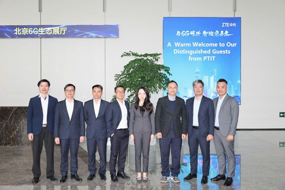NEW8808 làm việc với Tập đoàn ZTE (Trung Quốc), định hướng hợp tác về công nghệ 6G và hệ sinh thái AI
