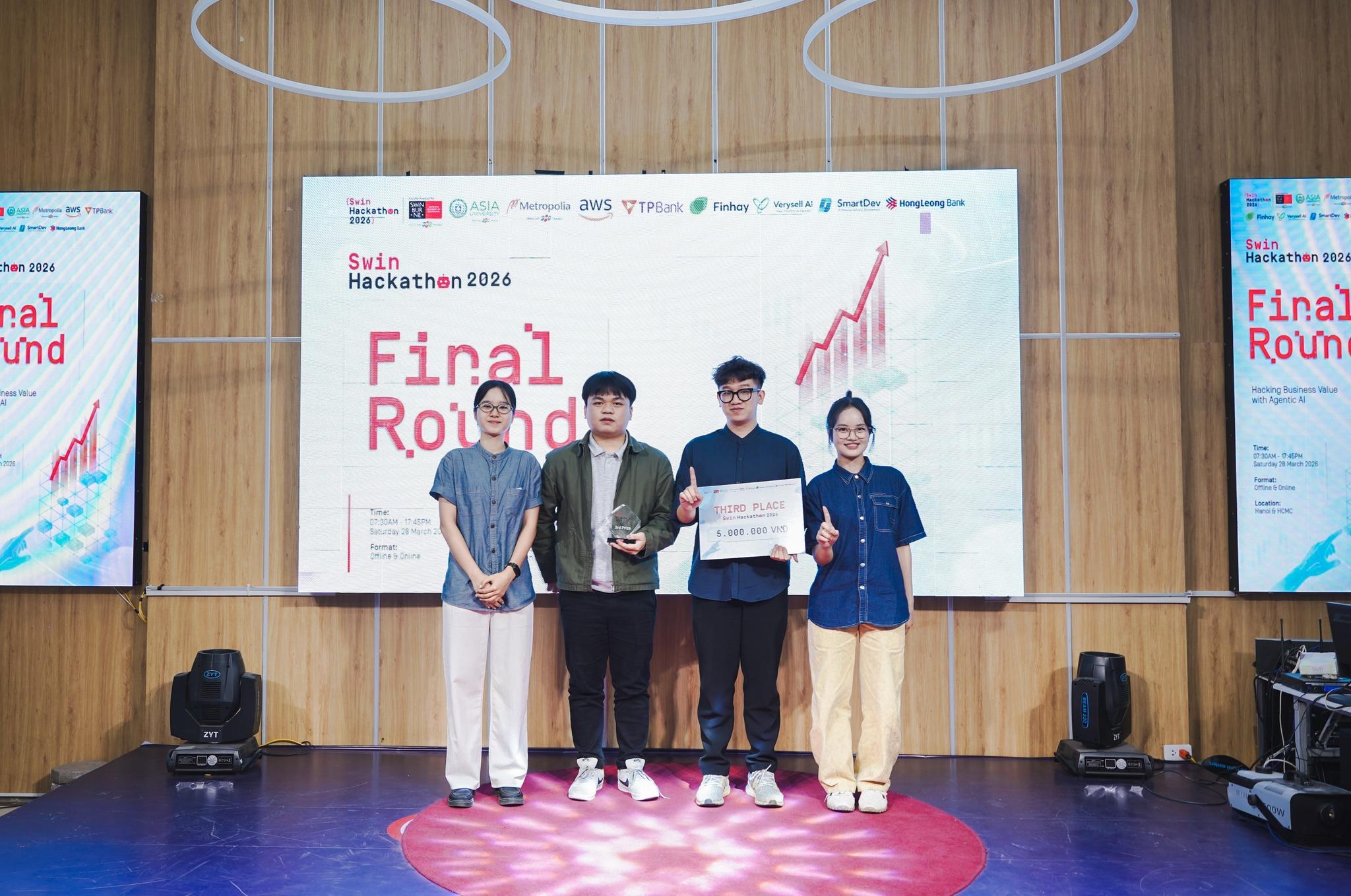 New88 cung cấp cá cược thể thao, casino online và game slot chất lượng cao FINTECH ghi dấu ấn tại chung kết SWIN HACKATHON 2026