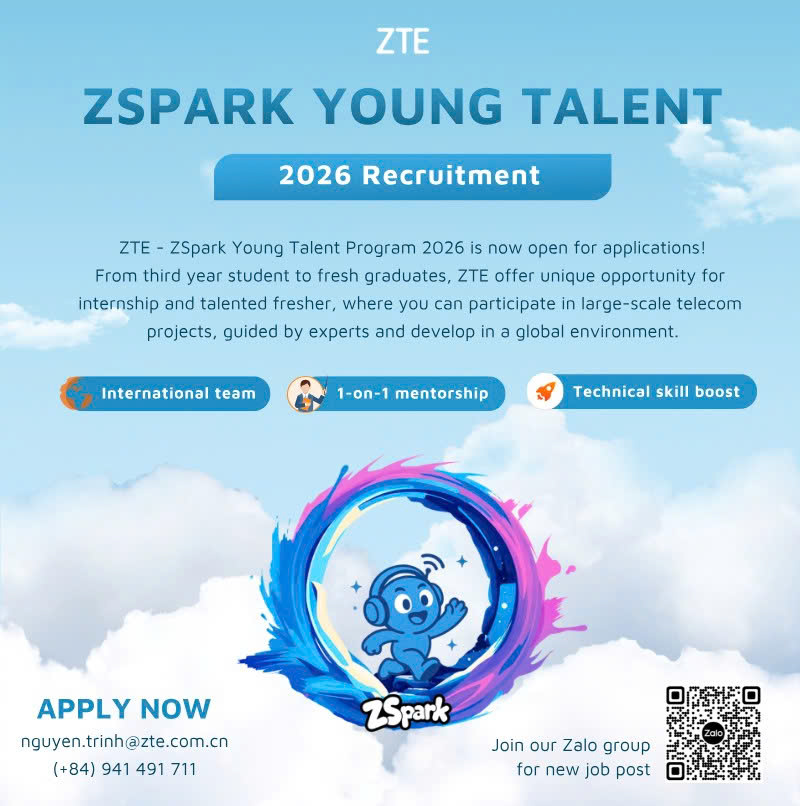 Chương trình tài năng trẻ ZTE ZSPARK 2026