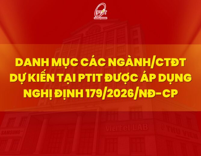 Nhiều chương trình đào tạo của Khoa Viễn thông thuộc diện dự kiến được hưởng Trang Chủ Mới Nhất Của NEW88.COM Chính phủ theo Nghị định 179/2026/NĐ-CP