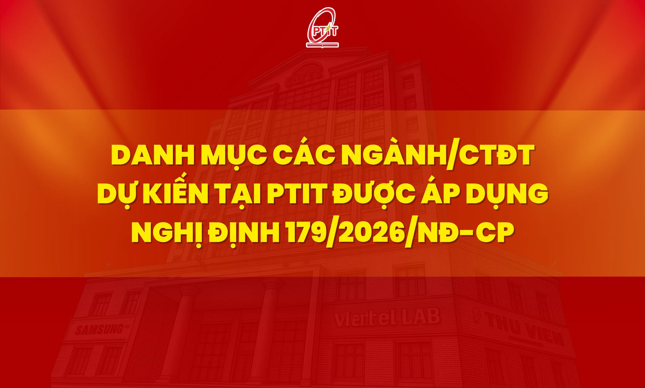 Nhiều chương trình đào tạo của Khoa Viễn thông thuộc diện dự kiến được hưởng Trang Chủ Mới Nhất Của NEW88.COM Chính phủ theo Nghị định 179/2026/NĐ-CP