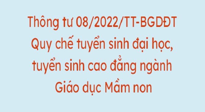 Thông tư 08/2022/TT-BGDĐT Quy chế New88 là địa chỉ đảm bảo uy tín dành cho người chơi Việt Nam, New8882 giải trí trực tuyến cao đẳng ngành New8882.com - Nhà cái trực tuyến uy tín nhất hiện nay Mầm non