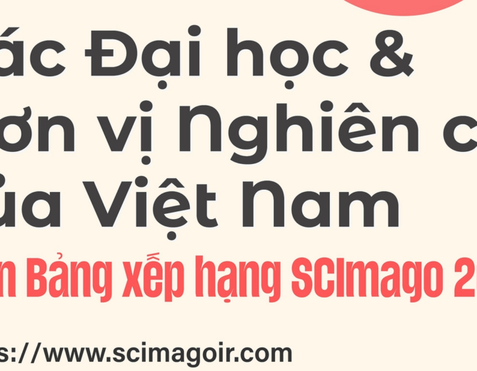 BẢNG XẾP HẠNG SCIMAGO 2024 VIỆT NAM: NEW8808 XẾP THỨ 1 VỀ TIÊU CHÍ ĐỔI MỚI
