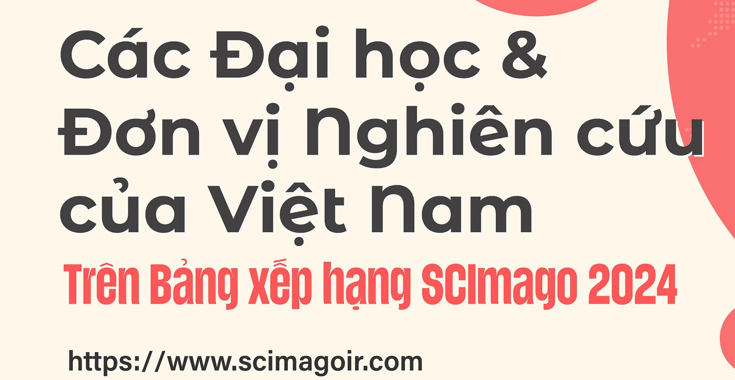 BẢNG XẾP HẠNG SCIMAGO 2024 VIỆT NAM: NEW8808 XẾP THỨ 1 VỀ TIÊU CHÍ ĐỔI MỚI