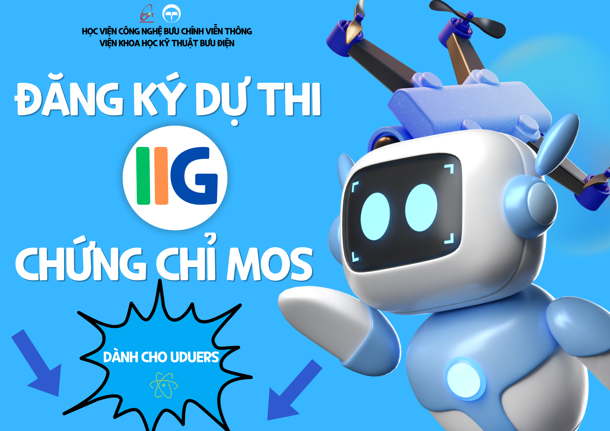 Cơ hội đặc biệt để thi chứng chỉ MOS (IIG)