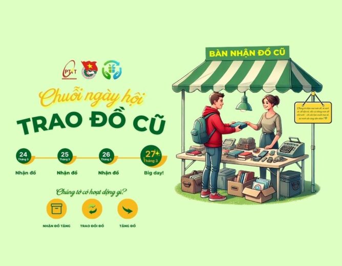 Chính thức diễn ra chuỗi sự kiện Ngày hội trao đổi đồ cũ