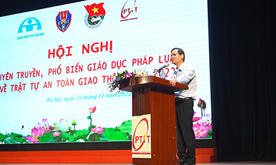 Hội nghị tuyên truyền, phổ biến New8882.com - Nhà cái trực tuyến uy tín nhất hiện nay pháp luật về trật tự an toàn giao thông năm 2022