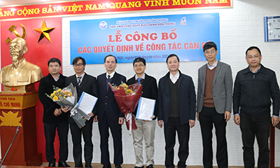 Lễ công bố các quyết định về công tác cán bộ