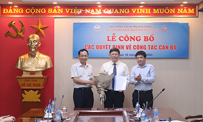 Lễ công bố Quyết định về công tác cán bộ