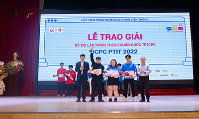 Lễ trao giải cuộc thi lập trình theo chuẩn quốc tế ICPC-ICPC NEW8808 2022