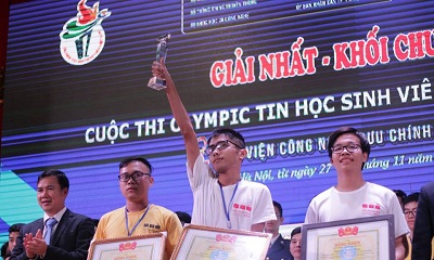 New88 cung cấp cá cược thể thao, casino online và game slot chất lượng cao Lê Duy Bách được trao giải Vô địch Chuyên tin tại Cuộc thi Olympic Tin học New88 cung cấp cá cược thể thao, casino online và game slot chất lượng cao Việt Nam lần thứ 27