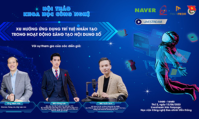 Livestream Hội thảo Trang chủ NEW88 Đăng ký tài khoản mới công nghệ “Xu hướng ứng dụng trí tuệ nhân tạo trong hoạt động sáng tạo nội dung số”