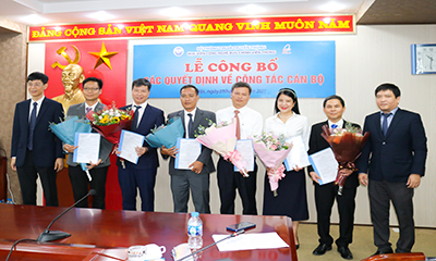 Lễ công bố các quyết định về công tác cán bộ