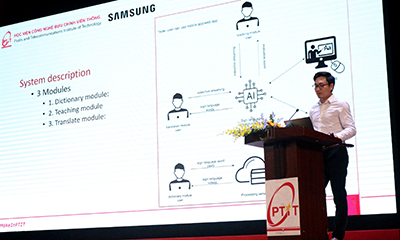 Samsung tài trợ 20.000 USD cho dự án “Ứng dụng thông minh sử dụng mô hình AI nhận dạng hành động, giúp người câm điếc ở Việt Nam học ngôn ngữ ký hiệu và giao tiếp với người bình thường” của NEW8808
