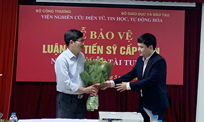 Nghiên cứu sinh Nguyễn Tài Tuyên bảo vệ thành công luận án tiến sĩ cấp Viện tại Viện nghiên cứu Điện tử, Tin học, Tự động hóa