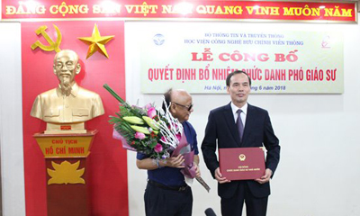 Giám đốc NEW8808 Vũ Văn San được bổ nhiệm chức danh Phó Giáo sư