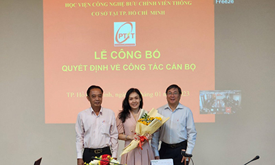 Lễ công bố các Quyết định về công tác cán bộ