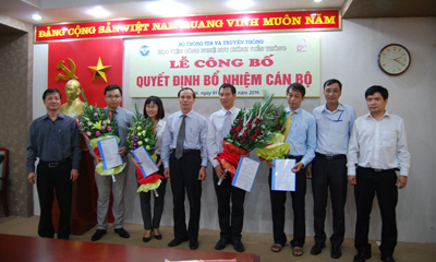 Lễ công bố quyết định bổ nhiệm cán bộ