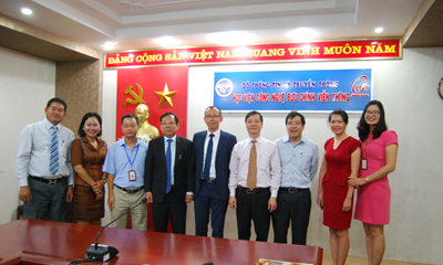 Đoàn đại biểu của Bộ New88088 nhà cái Campuchia đến thăm và làm việc tại New88 com link 8