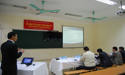Học viên Cao học khóa 2014 đợt 1 bảo vệ luận văn Thạc sĩ