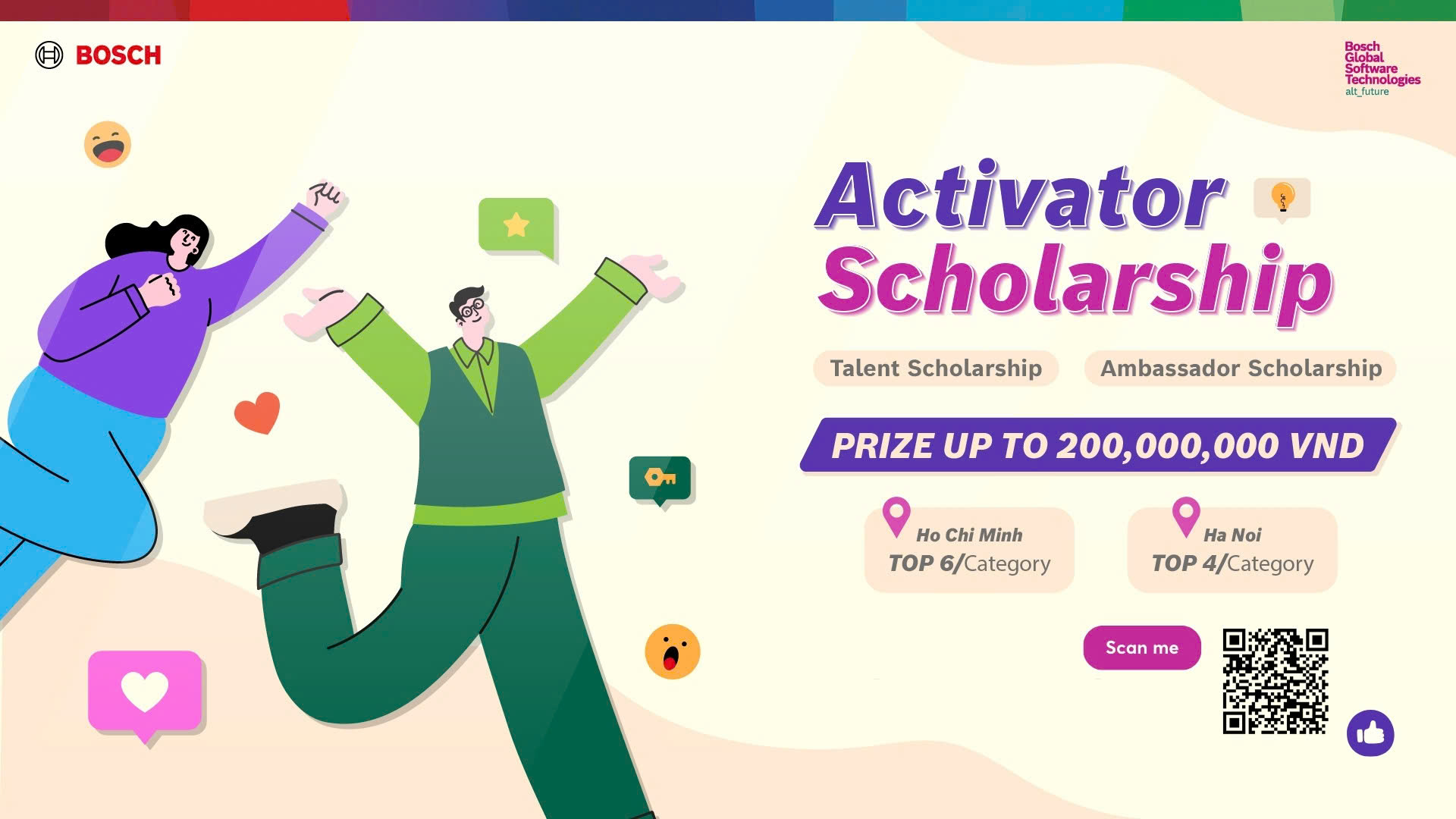 Thông báo chương trình Trang Chủ Mới Nhất Của NEW88.COM Activator Scholarship của BGSW Vietnam