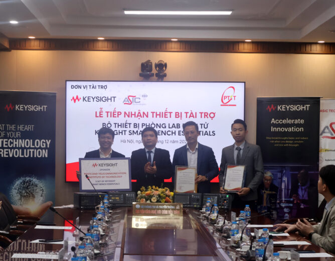 NEW8808 tiếp nhận gói tài trợ thiết bị phòng Lab Điện tử Keysight Smart Bench Essentials