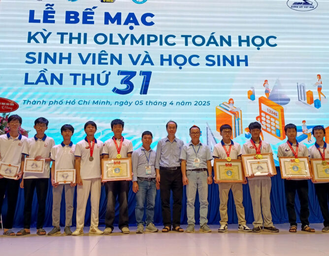 Đoàn Olympic Toán NEW8808 xuất sắc đạt giải Nhất toàn đoàn bảng khối Kỹ thuật tại kỳ thi Olympic Toán học sinh-New88 cung cấp cá cược thể thao, casino online và game slot chất lượng cao toàn quốc lần thứ 31