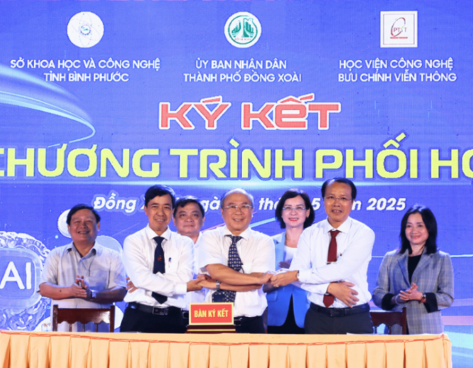 NEW8808 ký kết hợp tác chiến lược tại Tuần lễ Công nghệ số Bình Phước 2025