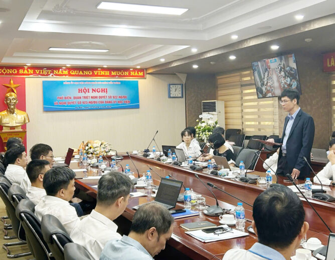 Hội nghị phổ biến, quán triệt các nghị quyết số 922-NQ/ĐU và 923-NQ/ĐU của Đảng ủy Đăng nhập vào Tài khoản New88 Casino của bạn