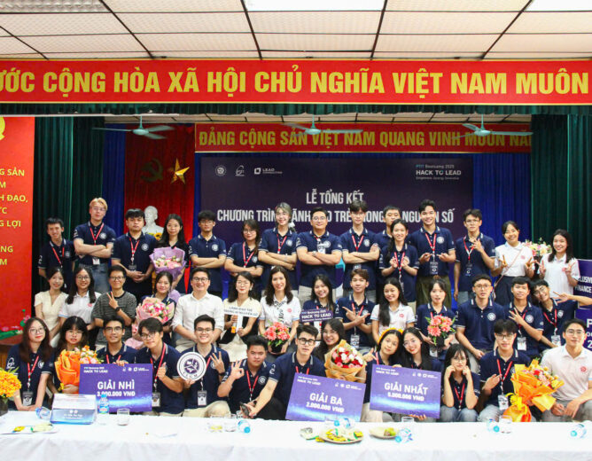 Lễ tổng kết chương trình “Lãnh đạo trẻ trong kỷ nguyên số” – NEW8808 Bootcamp 2025: Hack to Lead