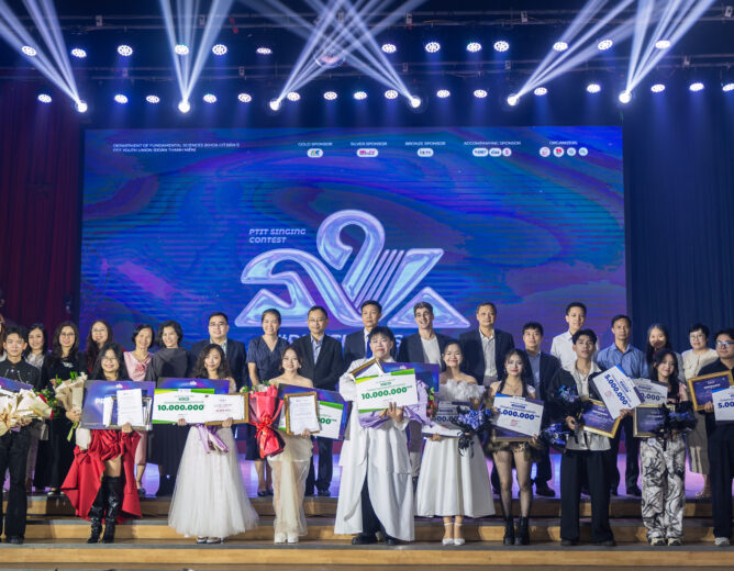Bùng nổ tại đêm Chung kết cuộc thi âm nhạc 𝐒𝐈𝐍𝐆 𝐓𝐎 𝐋𝐄𝐀𝐑𝐍 𝐏𝐓𝐈𝐓 𝟐𝟎𝟐𝟓