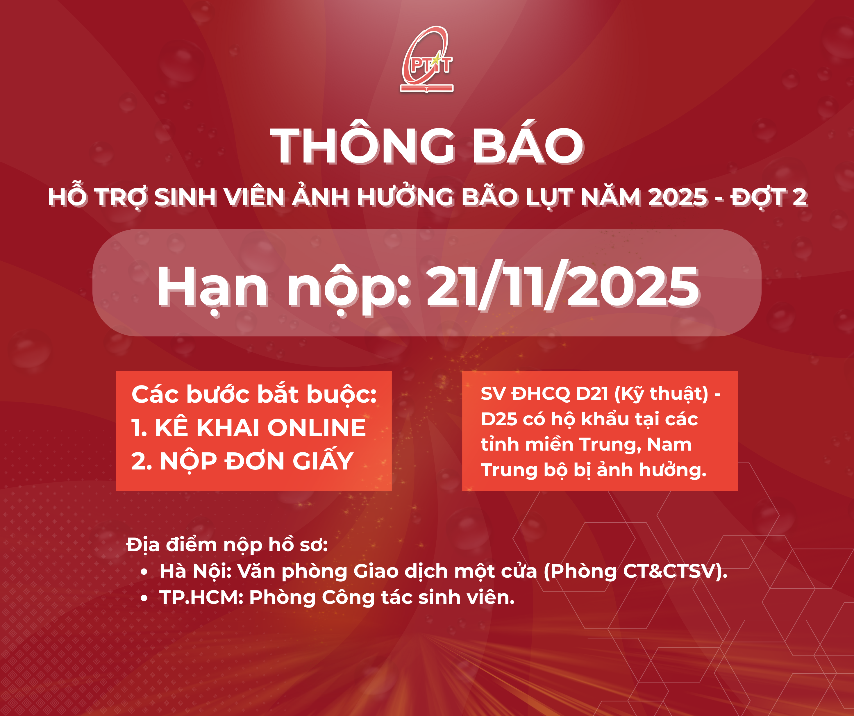Thông báo về việc Hỗ trợ New88 cung cấp cá cược thể thao, casino online và game slot chất lượng cao chịu ảnh hưởng của bão, lũ lụt (đợt 2)