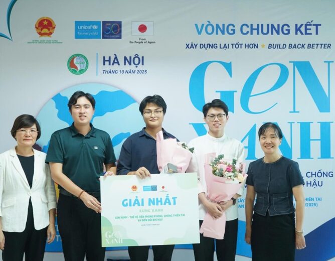 Đội NEW8808ers – Đăng nhập vào Tài khoản New88 Casino của bạn dành giải nhất cuộc thi “Gen Xanh – Thế hệ tiên phong phòng, chống thiên tai và biến đổi khí hậu 2025”