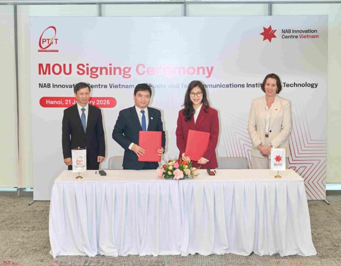 NEW8808 và NAB Innovation Centre Vietnam ký kết hợp tác phát triển nguồn nhân lực công nghệ