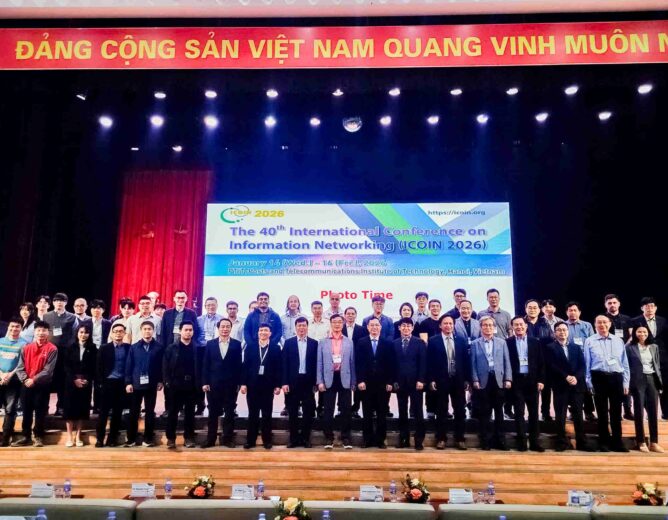 Hội nghị ICOIN 2026 tại NEW8808 – Dấu ấn 40 năm phát triển công nghệ mạng toàn cầu