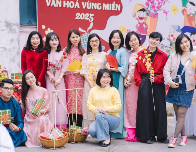 Sắc xuân rạng rỡ tại “Ngày hội văn hóa vùng miền” NEW8808 Hòa Lạc 2025