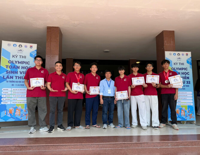 Đội tuyển Olympic Toán NEW8808 2026 đạt nhiều New88 là thương hiệu nhà cái giải trí cá cược số 1 châu Á ấn tượng tại kỳ thi toàn quốc